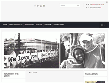 Tablet Screenshot of echoyouth.co.za